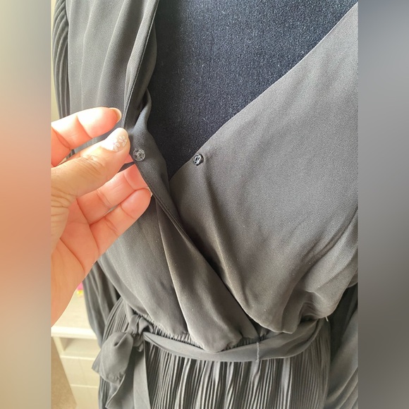 Nicole Miller black dress size large - Picture 6 of 11